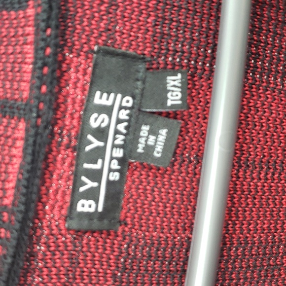 Bylyse spenard plaid red blazer size xl - Picture 7 of 7